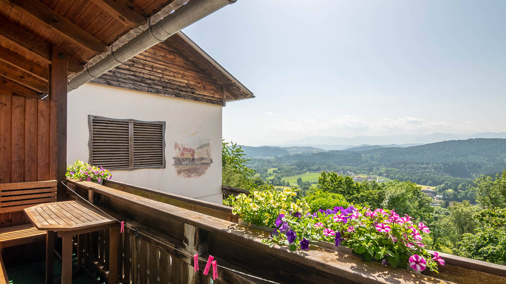 Urlaubsbauernhof Wabnig Ausblick