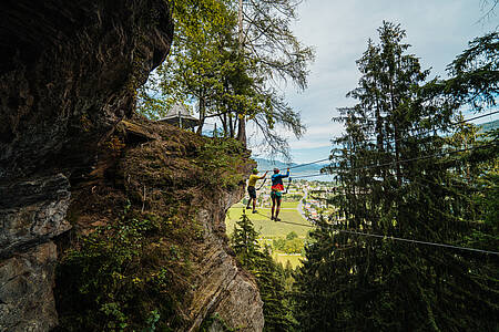Klettergarten und Klettersteig Peterlewand