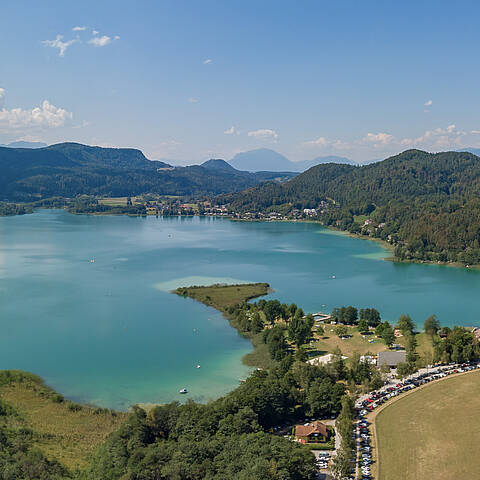 Blick auf den Keutschacher See