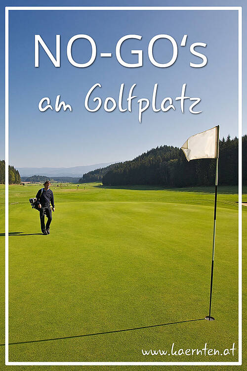 No go s am Golfplatz