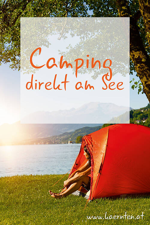 Camping direkt am See
